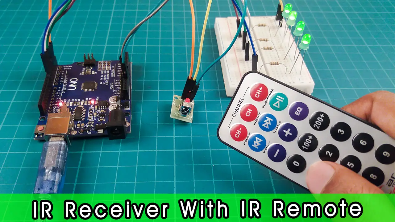 How to make simple Wireless Remote control Switch without Relay, IR  Receiver Remote control 