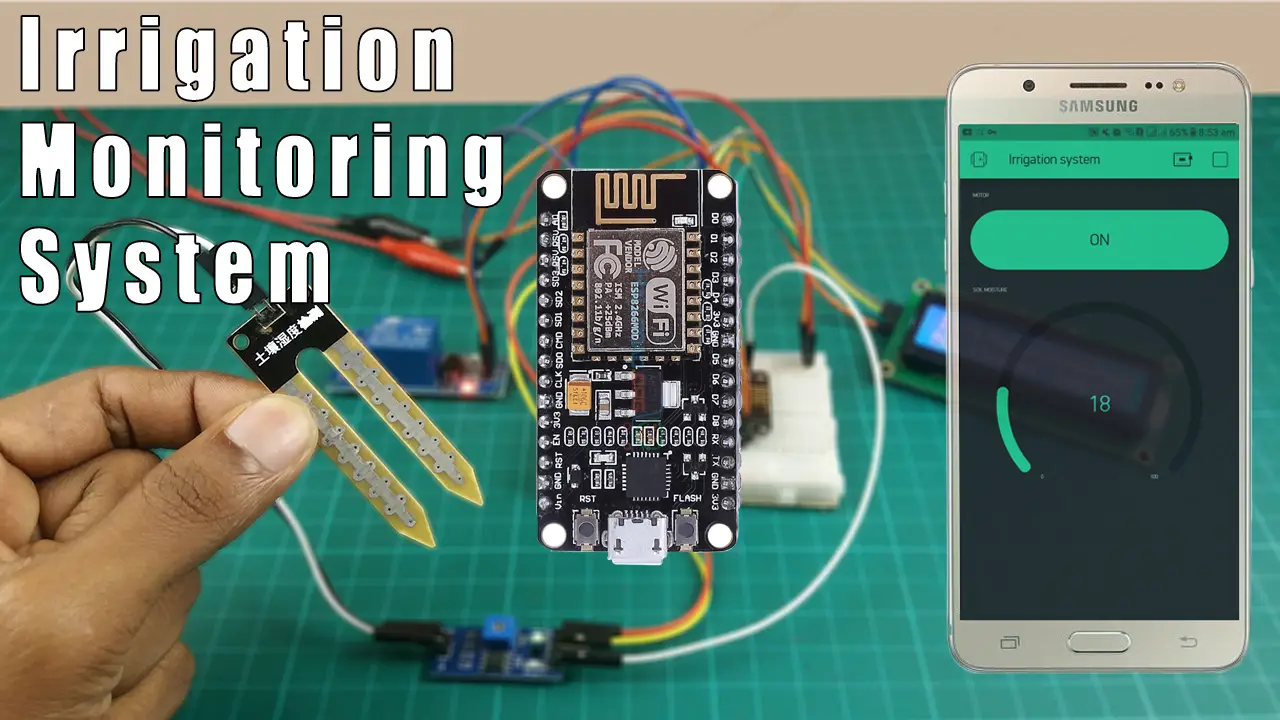 Smart irrigation system using Nodemcu and Blynk - SriTu Hobby