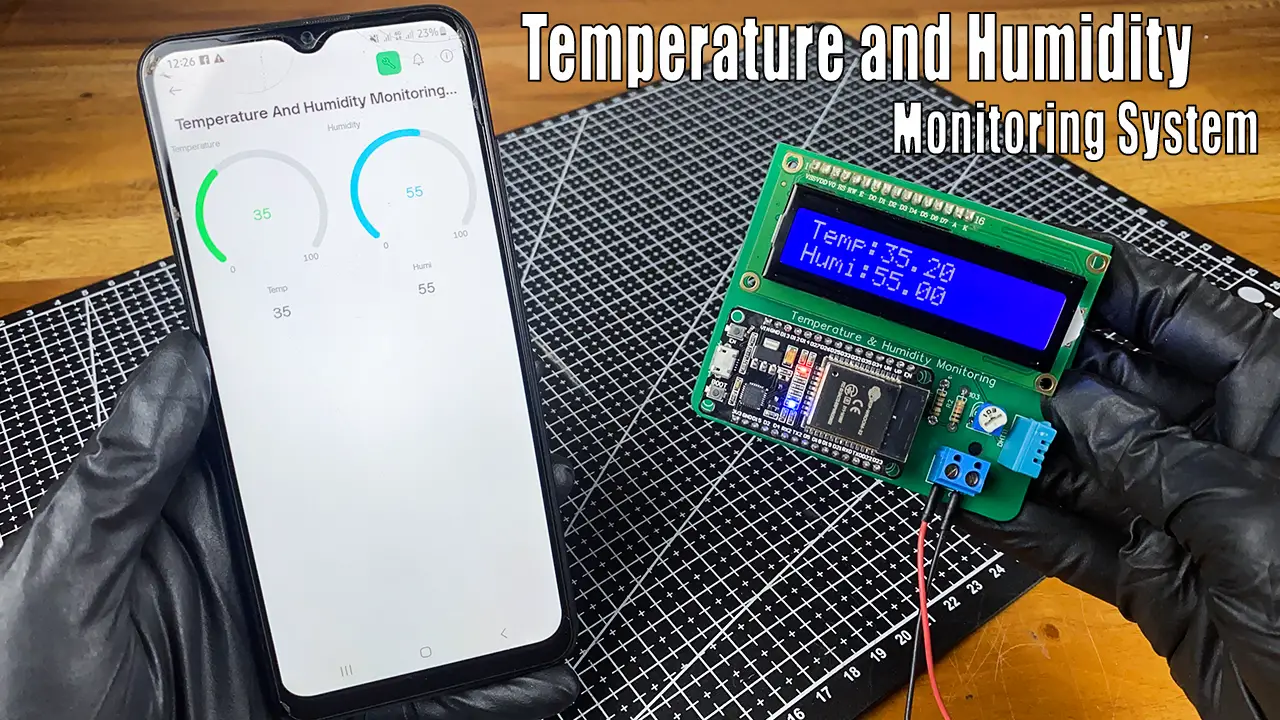 How to make a Temperature and Humidity monitoring system using the ...